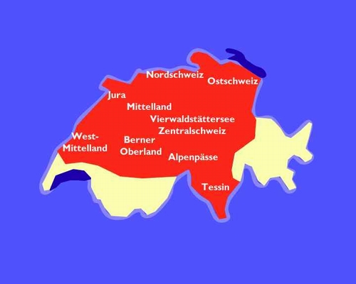 Karte Schweiz